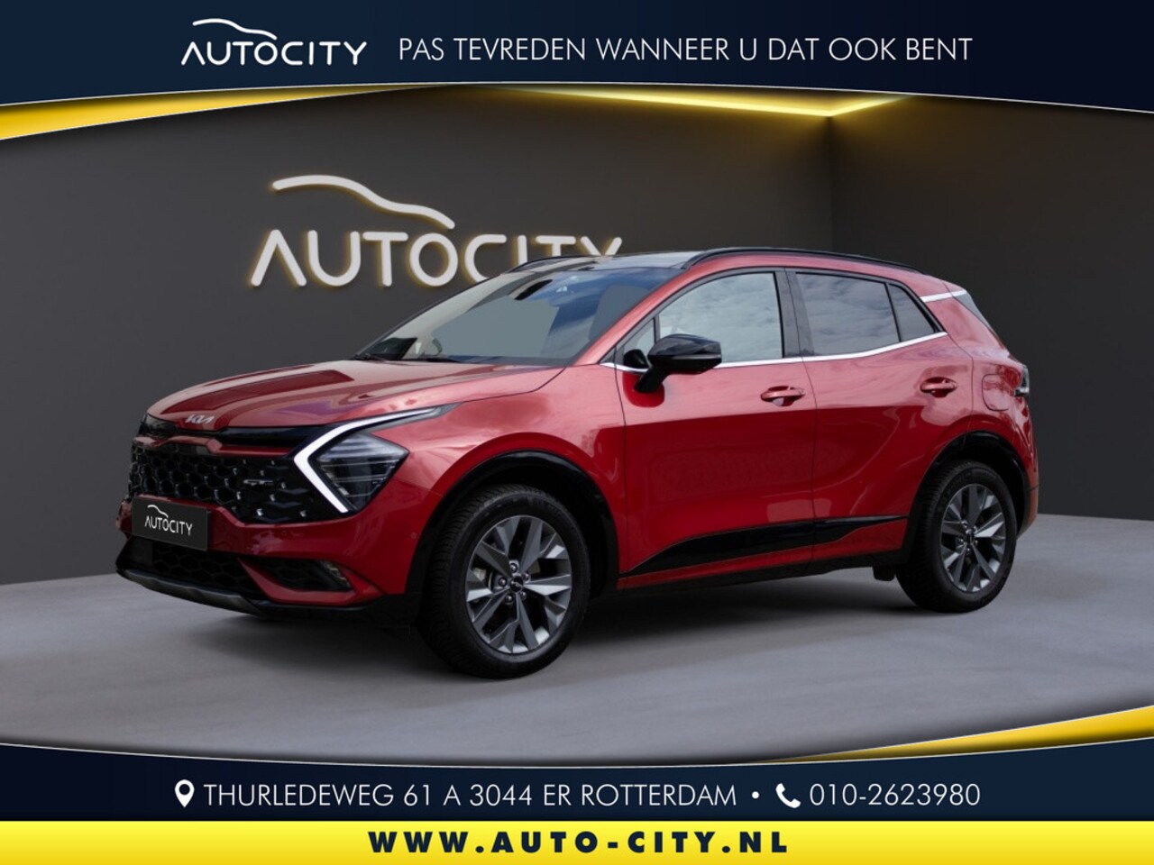 Kia Sportage - 1.6 T Hybrid 230 pk GT-Plusline Pano l Leder l 360 Camera l VOL - AutoWereld.nl