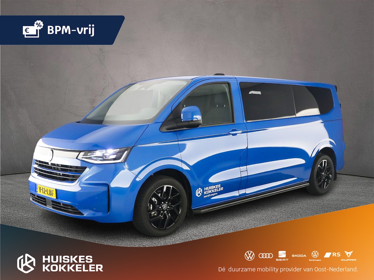 Volkswagen Transporter - Dubbel Cabine T7 2.0 TDI 170pk L2 Bulli Intro | BPM-vrij | 19” | Leder - AutoWereld.nl