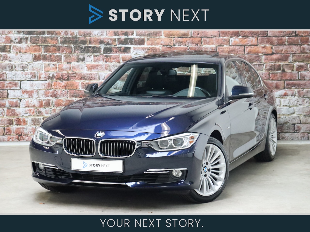 BMW 3-serie - 320i High Executive Luxury Line Automaat / Trekhaak / Schuif-Kanteldak / Leder / Cruise Co - AutoWereld.nl