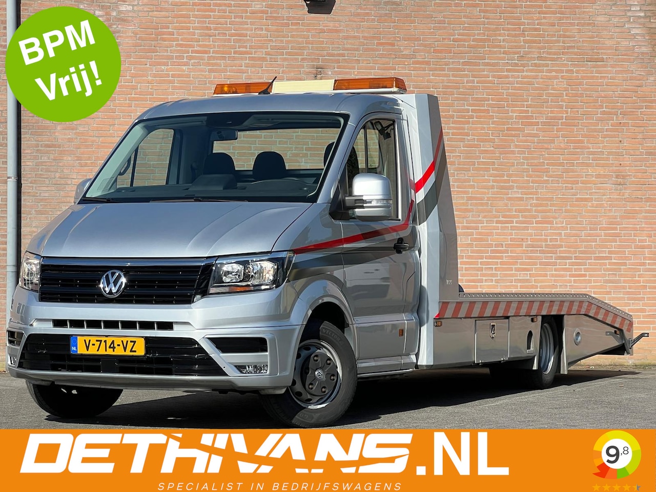Volkswagen Crafter - 50 2.0TDI 177PK Oprijwagen Tijhof AluLiner + Aanhangwagen - AutoWereld.nl