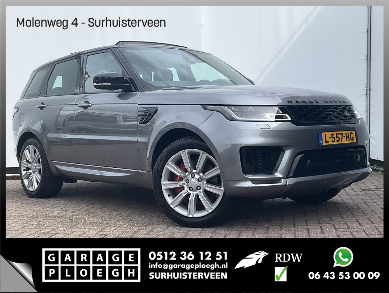Land Rover Range Rover Sport - P400e Limited Edition PHEV Pano Leder Meridian Stoel/Stuurverw Plug-in! - AutoWereld.nl