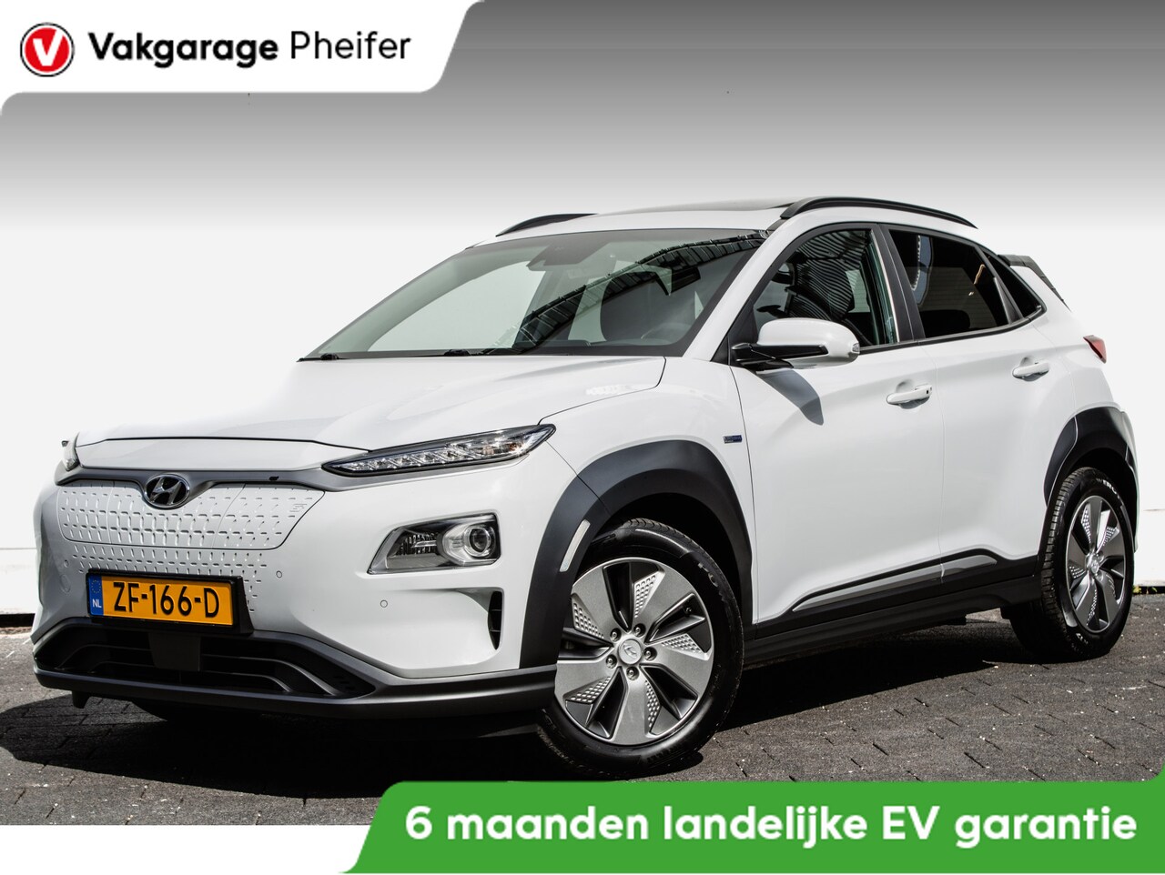 Hyundai Kona Electric - EV Premium 64 kWh Schuifdak/ Leer/ Stuur-stoelverwarming/ Carplay/ Camera/ Navigatie/ Full - AutoWereld.nl