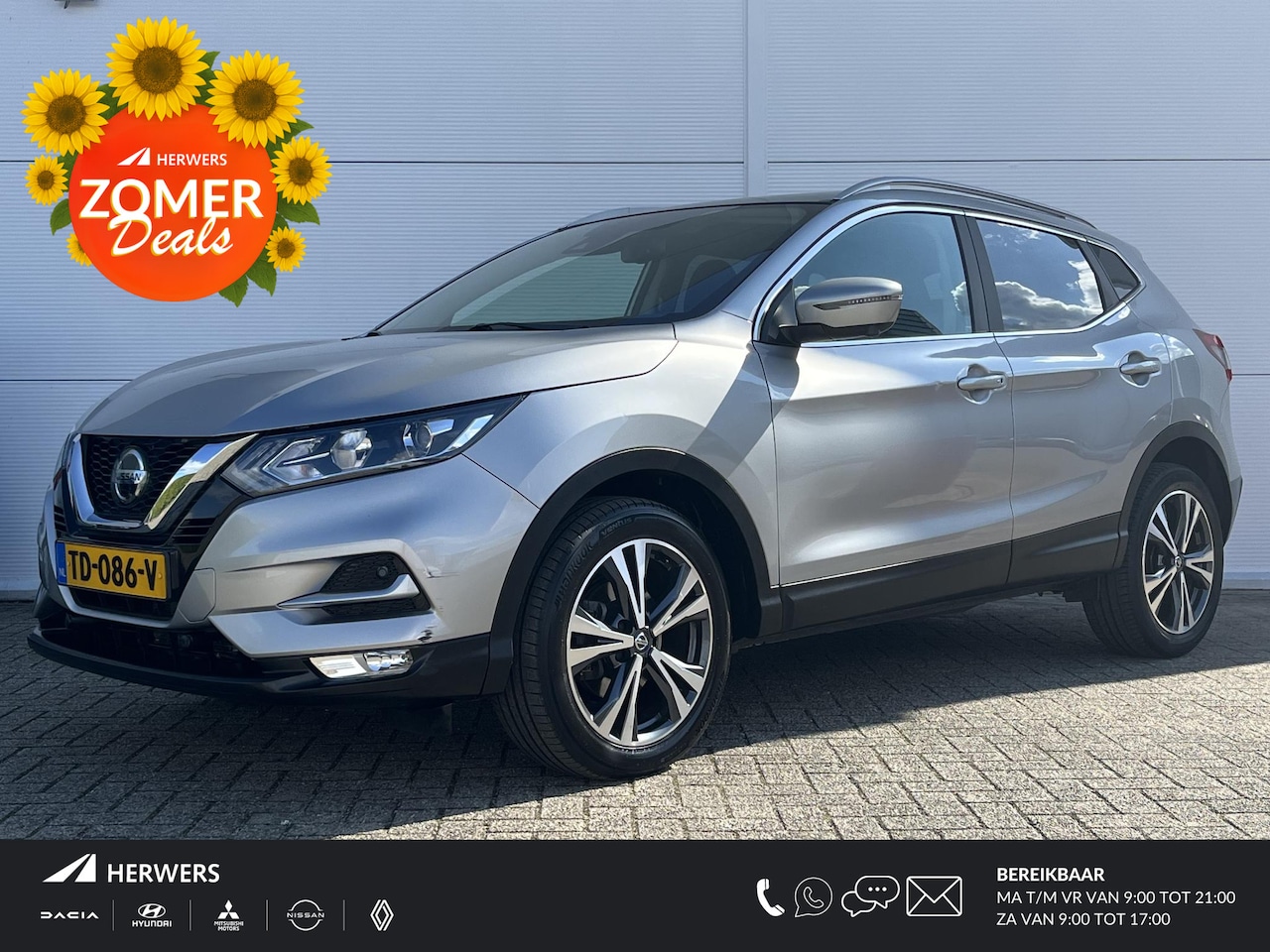 Nissan Qashqai - 1.2 DIG-T 115 N-Connecta AUTOMAAT / Panoramadak / Rondzichtcamera / Cruise Control / - AutoWereld.nl