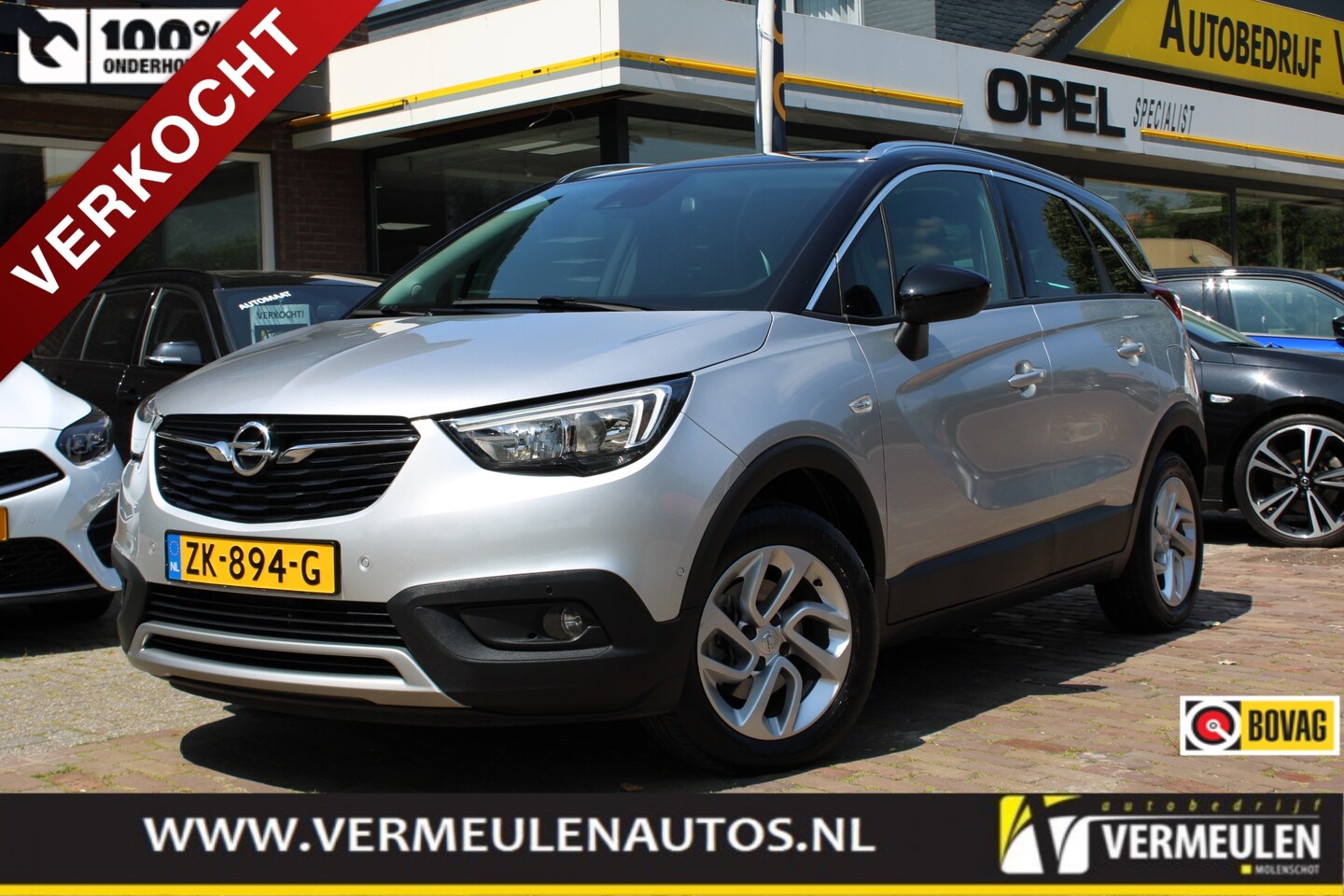 Opel Crossland X - 1.2 Turbo 110PK Innovation +16''/ Navi/ Clima/ Cruise/ Camera/ Parkeerhulp/ AGR/ NL auto - AutoWereld.nl