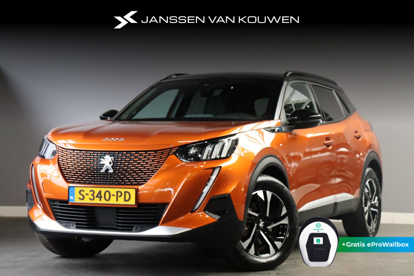 Peugeot e-2008 - EV GT 50 kWh SOH 97% Apple Carplay Climate Control LED Koplampen - AutoWereld.nl