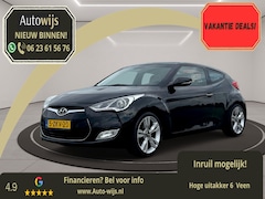 Hyundai Veloster - 1.6|AUT|Leder|Xenon|140PK|LM-Velg|122DKM|Camera|