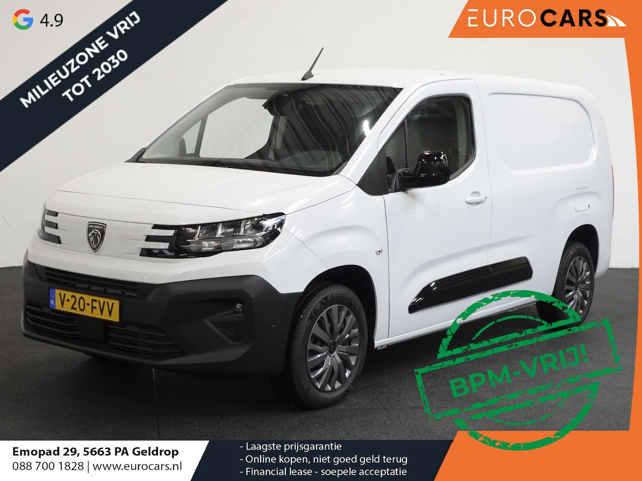 Peugeot Partner - 1.5 BlueHDi 130PK Automaat L2 BPM VRIJ! Peugeot Partner 1.5 BlueHDi 130 EAT8 S&S L2 - AutoWereld.nl