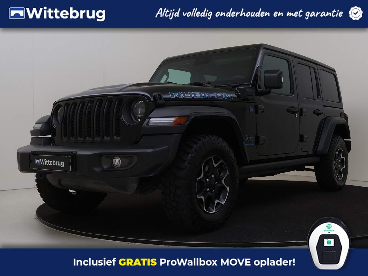 Jeep Wrangler Unlimited - 4xe 380pk Rubicon | Leder | Navigatie | Camera | Stoelverwarming - AutoWereld.nl