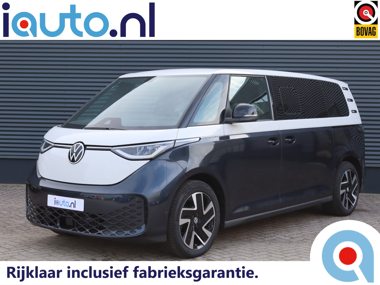 Volkswagen ID. Buzz - Pro 286pk 86 kWh LWB 7p. LED/ACC/Camera/Elek. schuifdeuren/Keyless/20" - AutoWereld.nl