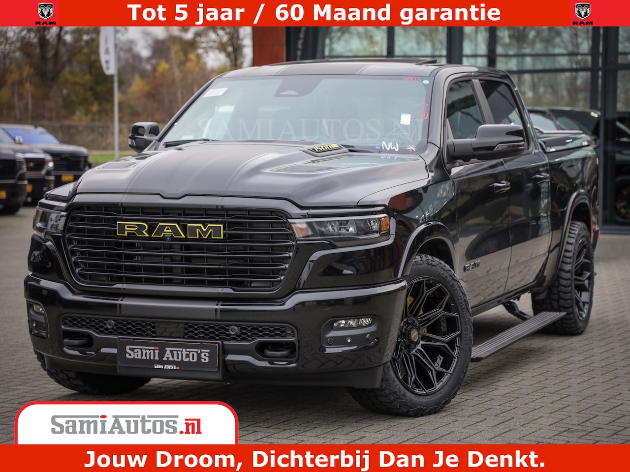 Dodge Ram 1500 - Night Premium | Full Option | De Meest Luxe Pick-Up in zijn Klasse | Comfortabele Dubbele - AutoWereld.nl