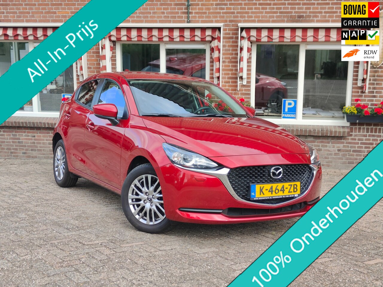 Mazda 2 - 1.5 Skyactiv-G Style Selected Airco Cruise Navi Camera LMV - RIJKLAAR - - AutoWereld.nl