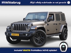 Jeep Wrangler Unlimited - 4xe 380PK Sahara SPECIALE WITTEBRUG EDITIE UNIEKE WRAP & ALARM & OPEN DAK