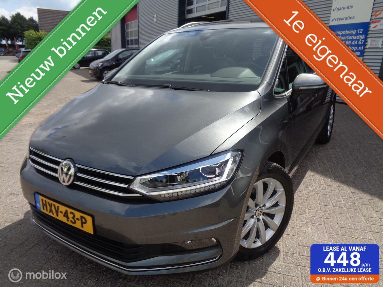 Volkswagen Touran - 1.5 TSI Comfortline Business 7p/Airco/Pano/Stoelverw/Camera/Carplay/Navi/Trekhaak/Lm velge - AutoWereld.nl