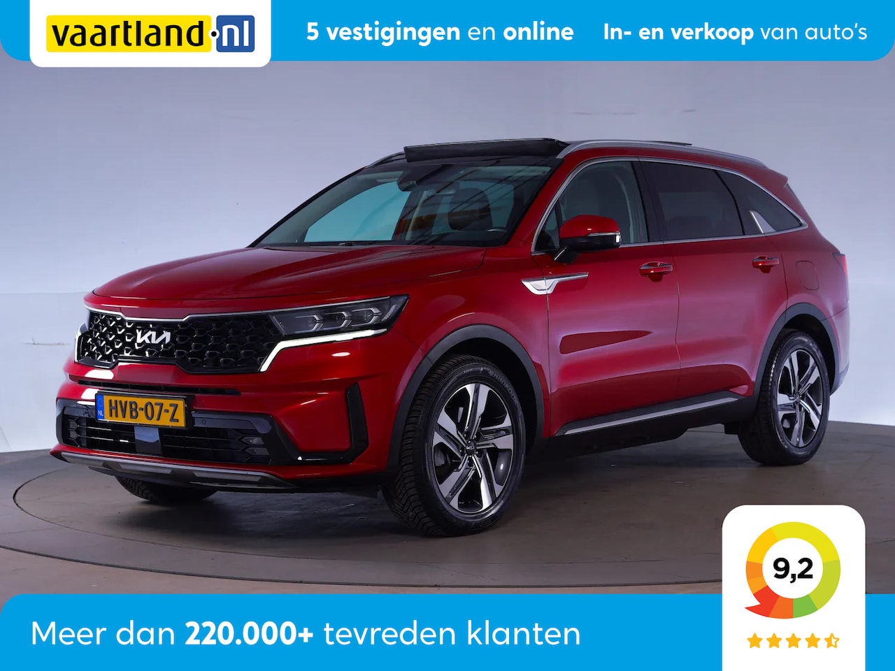 Kia Sorento - 1.6 T-GDI PHEV AWD ExecutiveLine Aut. 7 pers. [ Panorama Leder Head-up ] - AutoWereld.nl