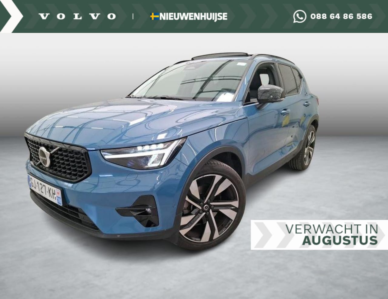 Volvo XC40 - 2.0 B4 AWD Ultimate Dark | Facelift | Leder | Memory | Panorama-schuifdak | 360° Camera | - AutoWereld.nl