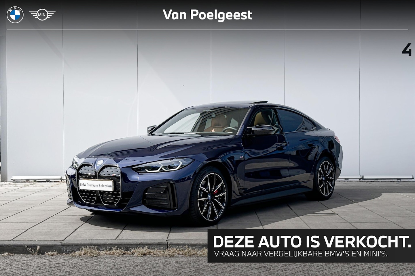 BMW i4 - M50 High Executive M-Sport Pro / Glazen Schuifdak / Harman Kardon / CoPilot / Head-Up / Pa - AutoWereld.nl