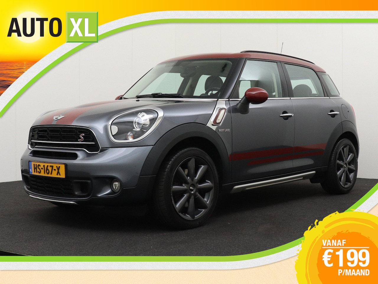 MINI Countryman - Mini 1.6 191 PK Aut. Cooper S Leder Stoelverw. Navi Park.Sens - AutoWereld.nl
