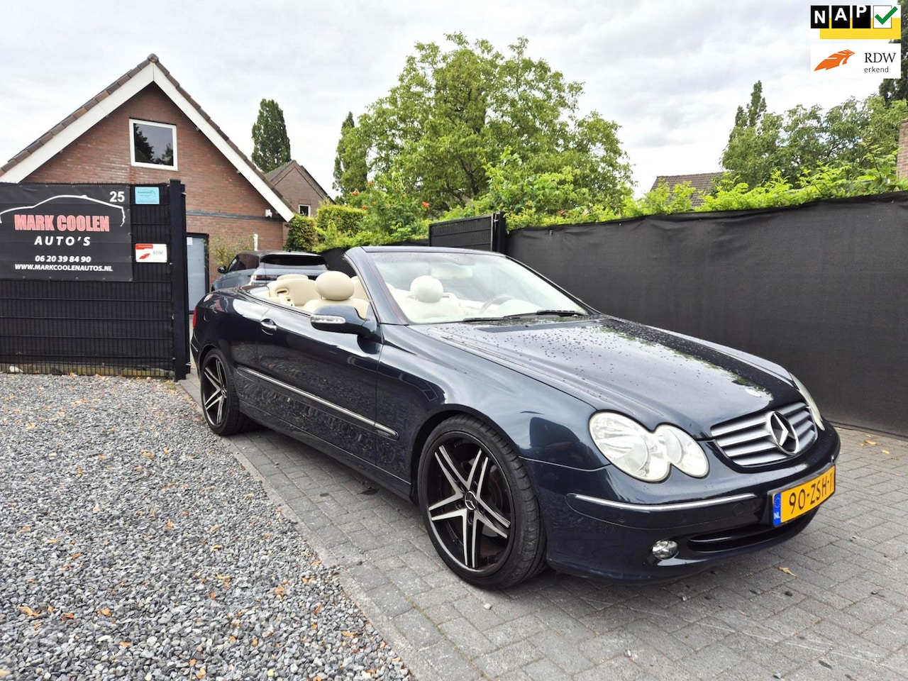 Mercedes-Benz CLK-klasse Cabrio - 240 Elegance Automaat Leer - AutoWereld.nl