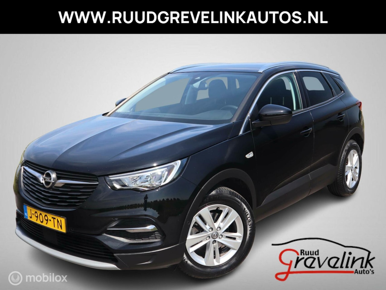 Opel Grandland X - 1.2 Turbo 131 PK H6 Exe Navigatie Chroom Stoel + Stuurverwarming DonkerGlas 1/4Leer Full L - AutoWereld.nl