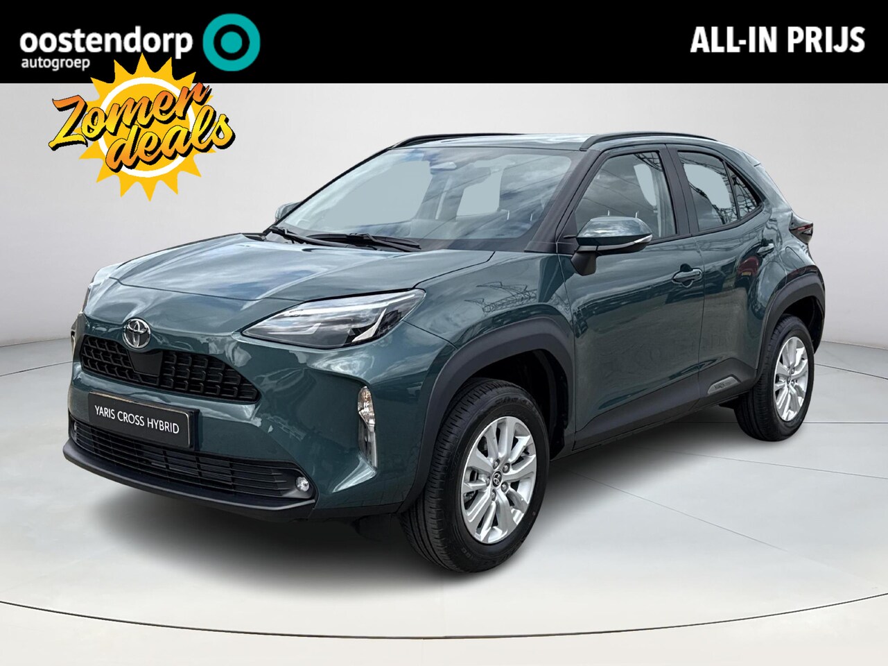 Toyota Yaris Cross - 1.5 Hybrid 115 Active **NIEUWE AUTO/ FOREST GREEN/ DIRECT LEVERBAAR** - AutoWereld.nl