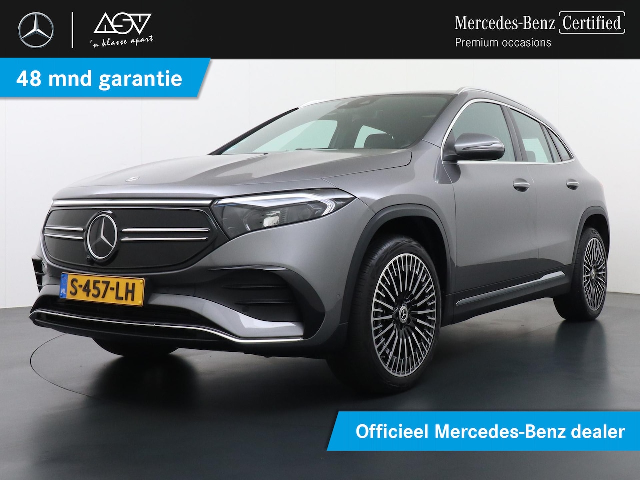 Mercedes-Benz EQA - 250 AMG Line 67 kWh Panoramadak, Multispaaks AMG velgen, wegklapbare trekhaak. - AutoWereld.nl