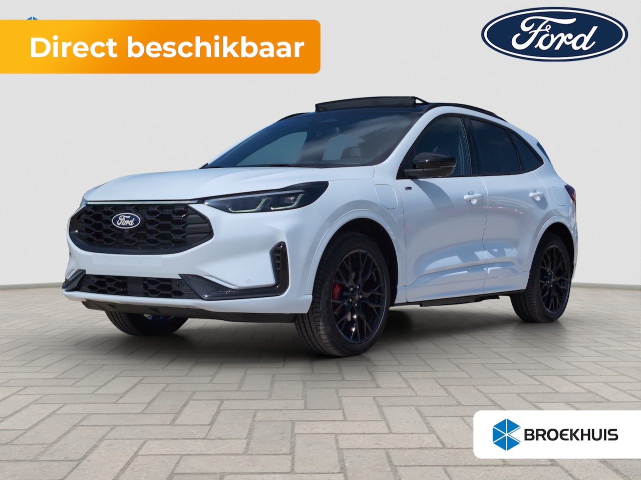 Ford Kuga - 2.5 PHEV ST-Line X | 20"LM-Velgen | Black Package | Elektrisch glazen panorama-dak - AutoWereld.nl