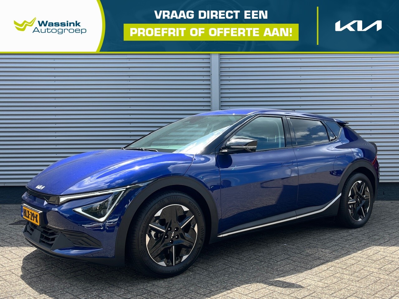 Kia EV6 - 63kWh 170pk RWD Light Edition | Adaptive Cruise Control | Stoel/Stuurverwarming | Navigati - AutoWereld.nl