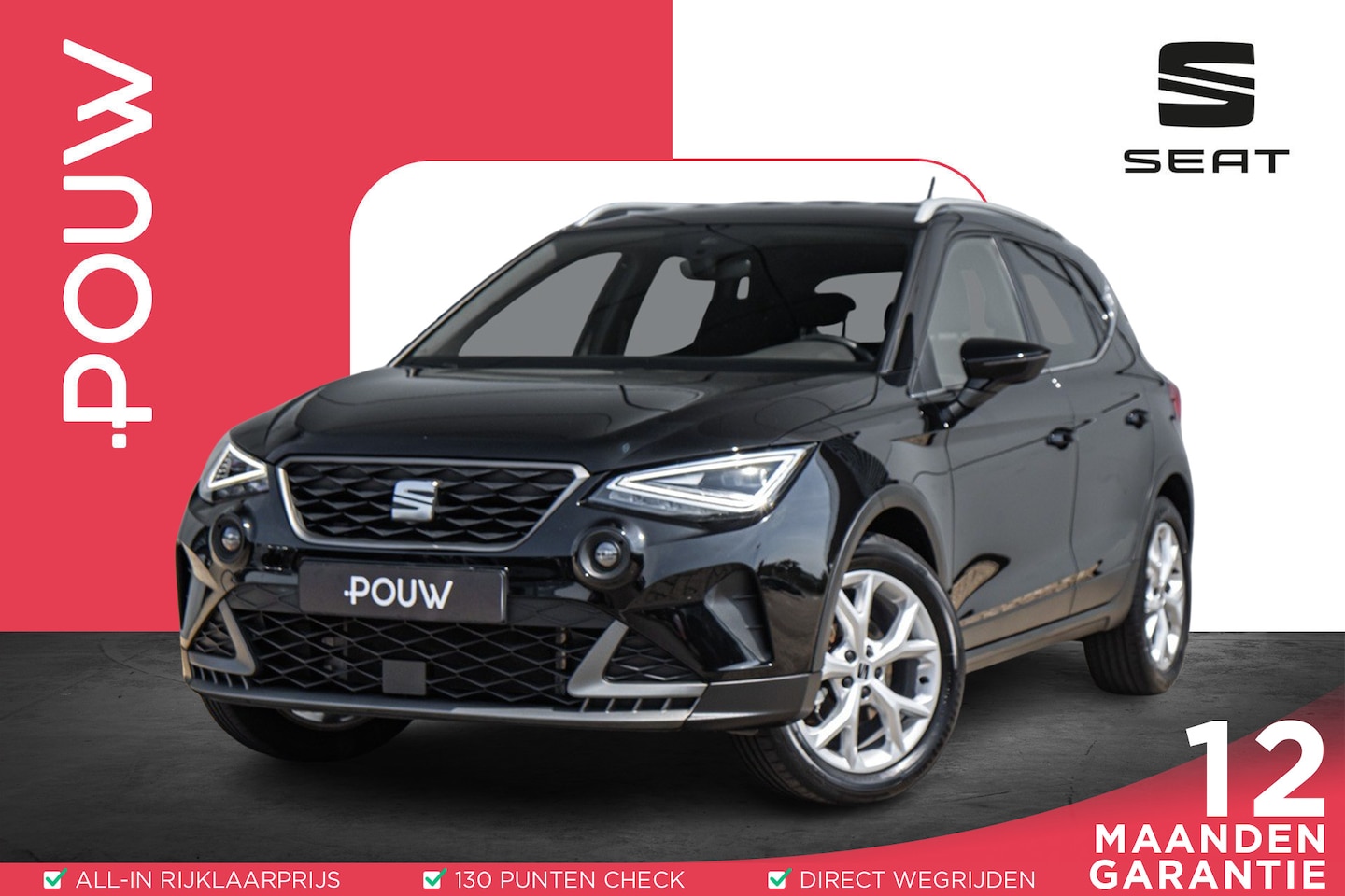 SEAT Arona - 1.0 TSI 95pk FR | Parkeersensoren Achter | Apple Carplay / Android Auto | 17" LMV - AutoWereld.nl