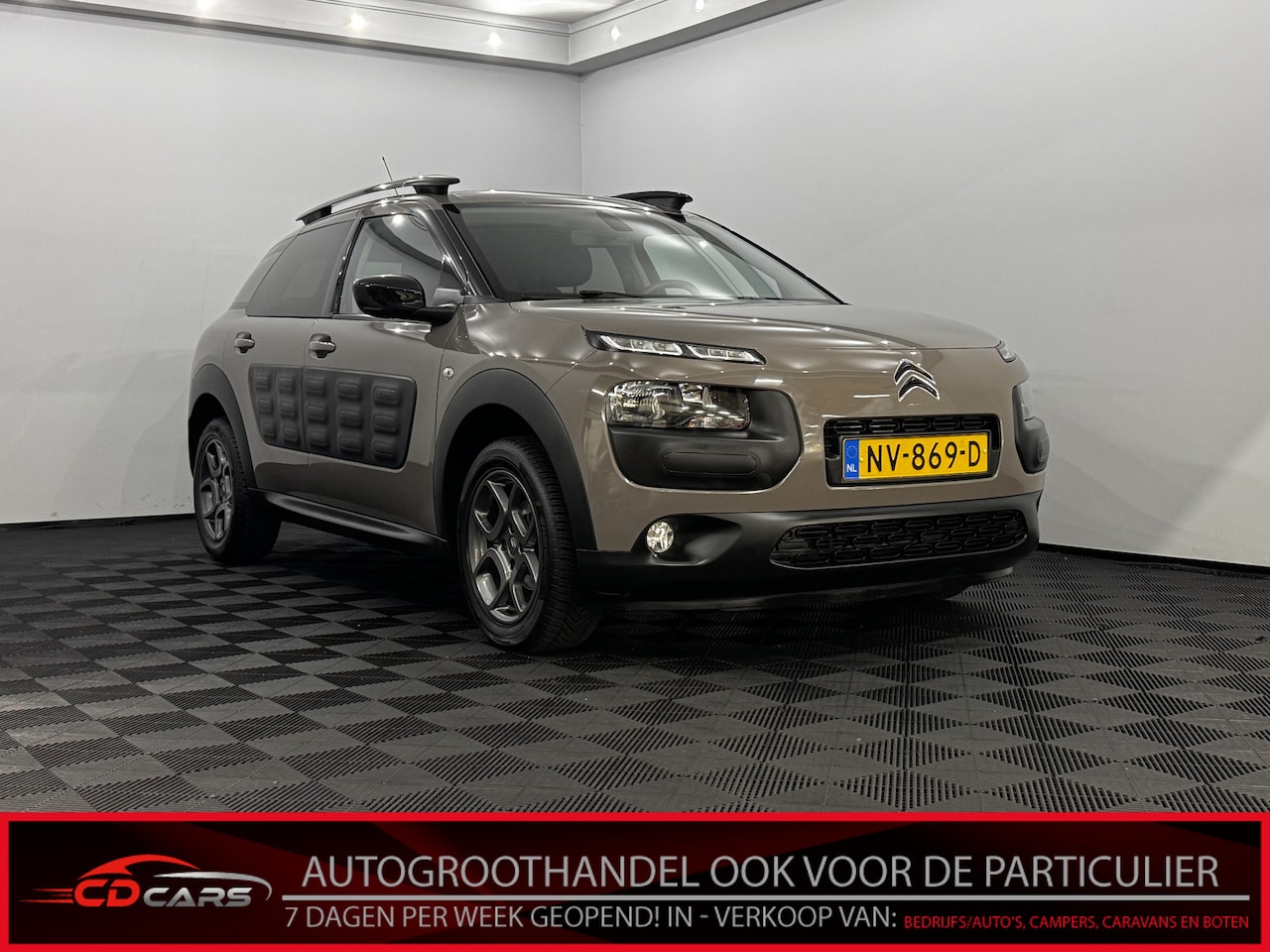 Citroën C4 Cactus - 1.2 PureTech Shine Pano, Camera, Navi, Clima, Cruise control, Lichtmetalen velgen - AutoWereld.nl