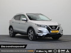 Nissan Qashqai - 1.3 DIG-T Tekna + | Trekhaak | Lederen Bekleding | Navigatie | Stoelverwarming & Voorruitv