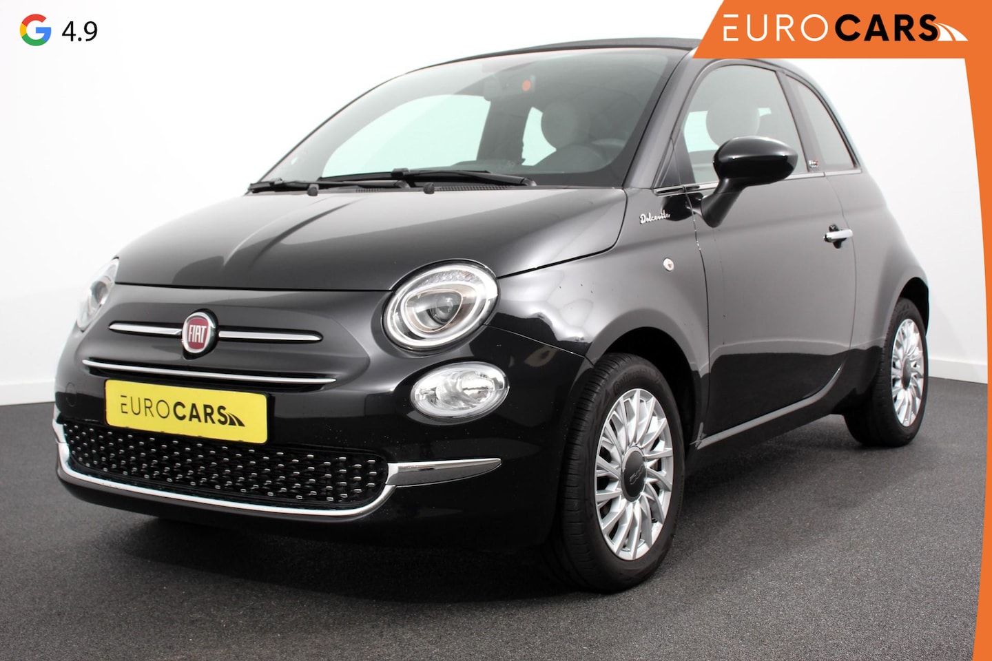 Fiat 500 C - 1.0 Hybrid 69pk Dolcevita Navigatie  Apple Carplay/Android Auto  Parkeersensor achter  Cru - AutoWereld.nl