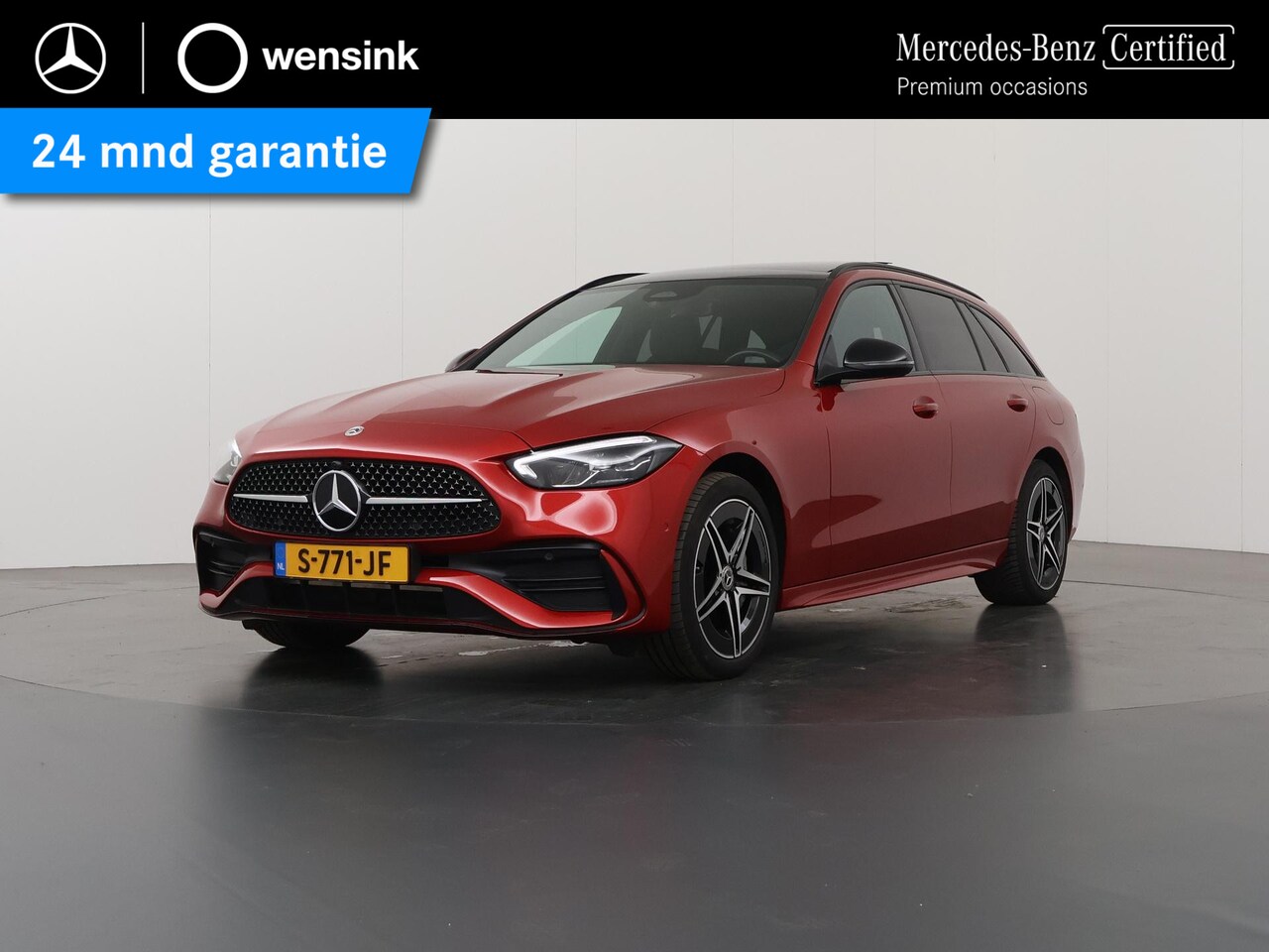 Mercedes-Benz C-klasse Estate - 300 e AMG Line | Night | Trekhaak | Panoramadak | Sfeerverlichting | - AutoWereld.nl