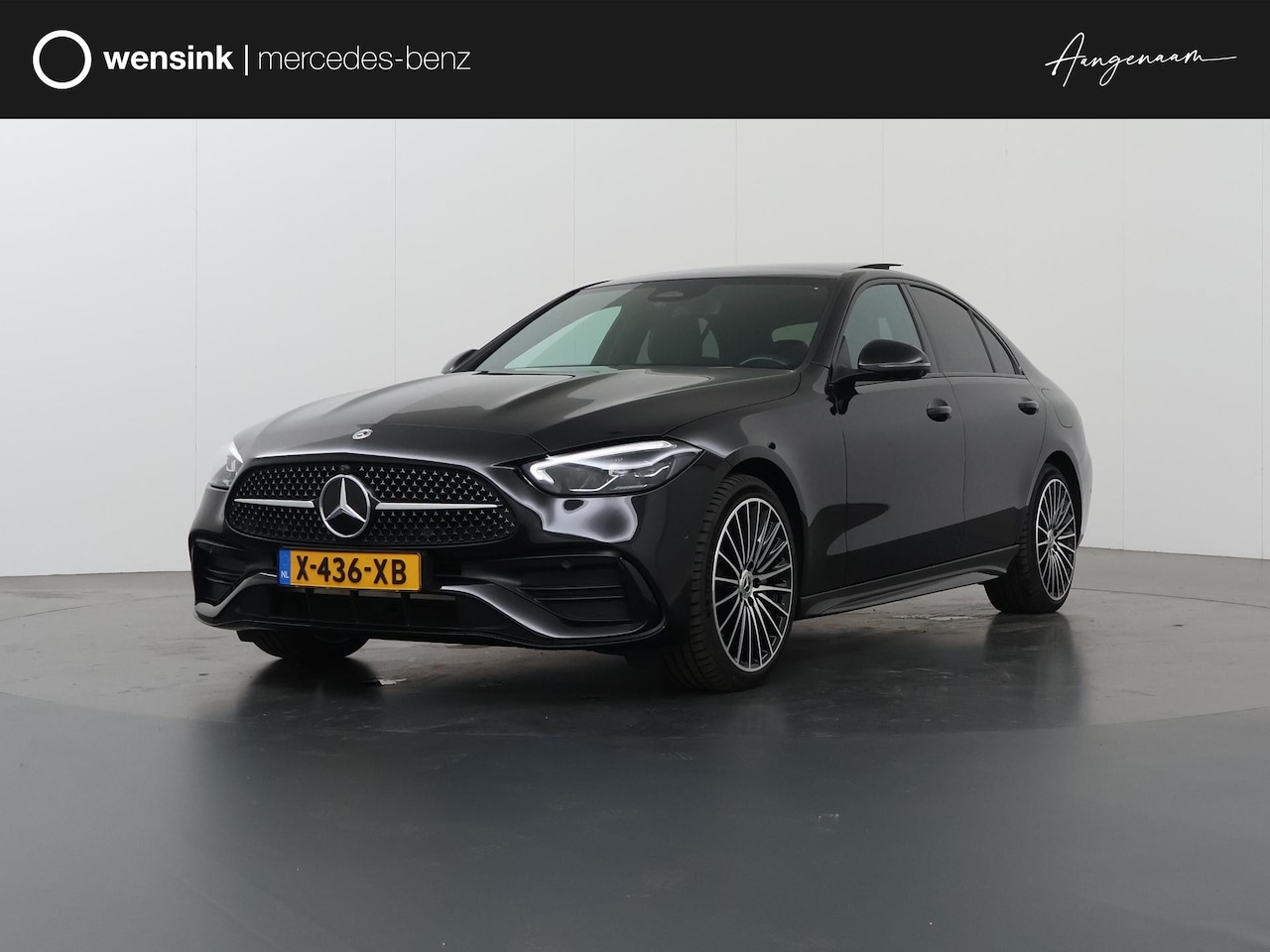 Mercedes-Benz C-klasse - 300 e AMG Line | Night | Panoramadak | Massagestoelen | Memory | Sfeerverlichting | - AutoWereld.nl
