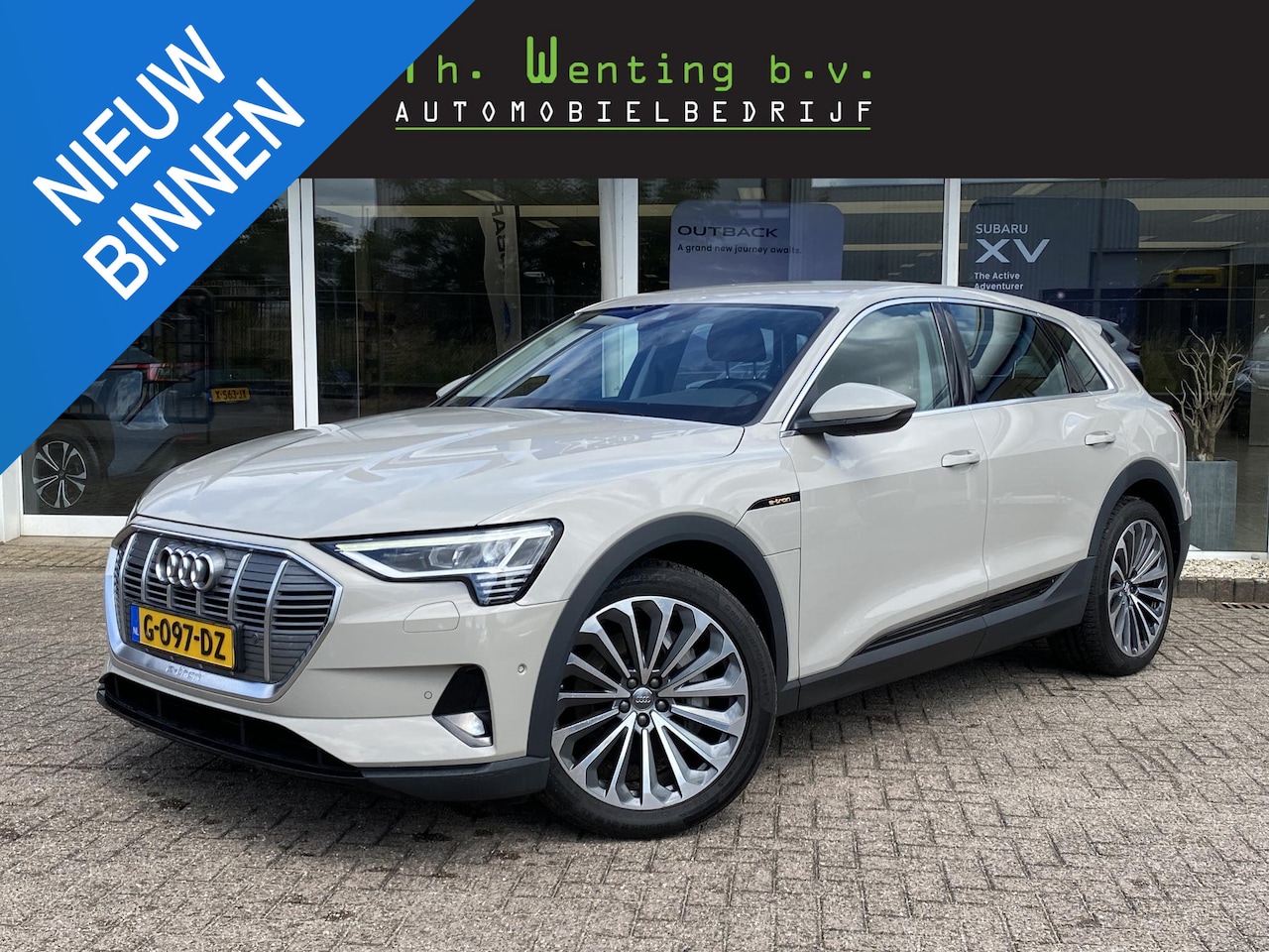 Audi e-tron - e-tron 55 quattro advanced Pro Line S 95 kWh | Luchtvering | Lederen Bekleding | Navigatie - AutoWereld.nl