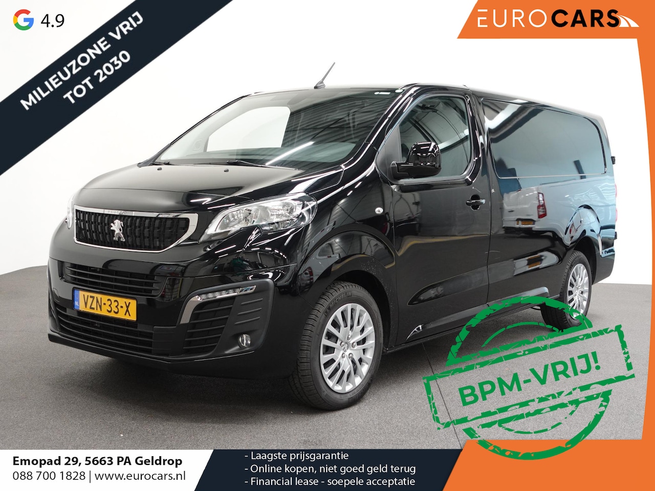 Peugeot Expert - 145PK L3 Automaat Airco Cruise Navi Trekhaak Carplay - AutoWereld.nl