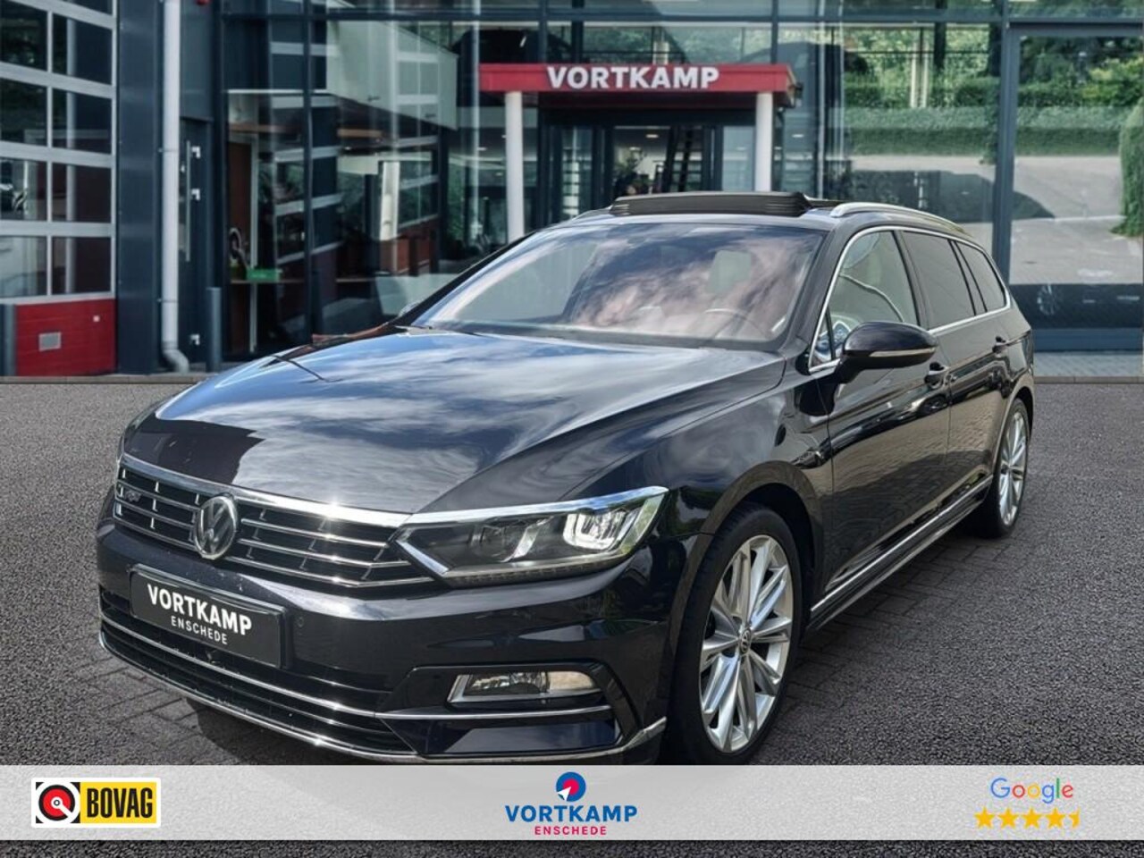 Volkswagen Passat - 1.8 TSI DSG R-LINE PANO-DAK/TREKHAAK/360-CAMERA/LEDER/NAVI/ACC/CARPLAY - AutoWereld.nl