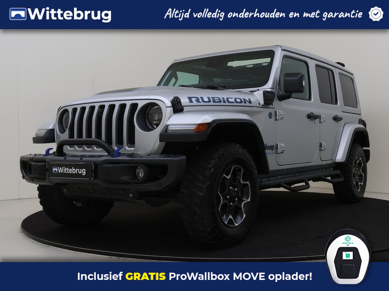 Jeep Wrangler Unlimited - 4xe 380 Rubicon | Camera | Open Dak | Navigatie | Leder - AutoWereld.nl