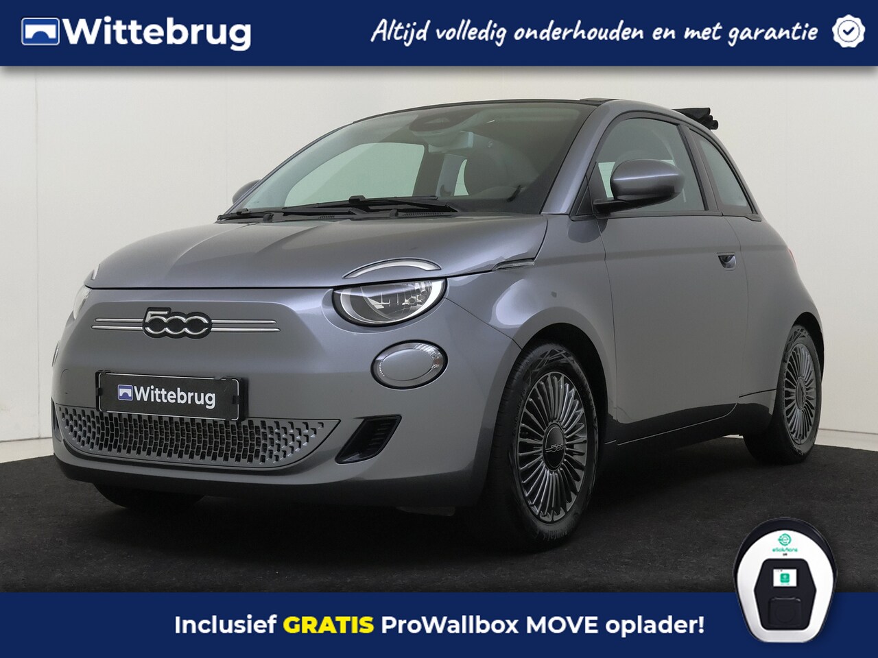 Fiat 500 C - Icon 42 kWh | Open Dak | Navigatie | Parkeersensoren - AutoWereld.nl