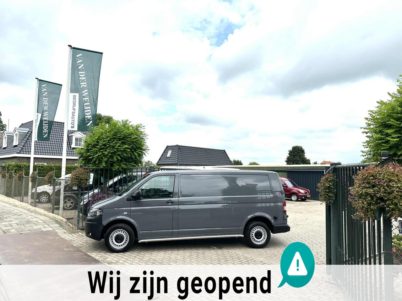 Volkswagen Transporter - 2.0 TDI L2H1 MARGE 75.076 KM.!!! ACHTERDEUREN 270* - AutoWereld.nl