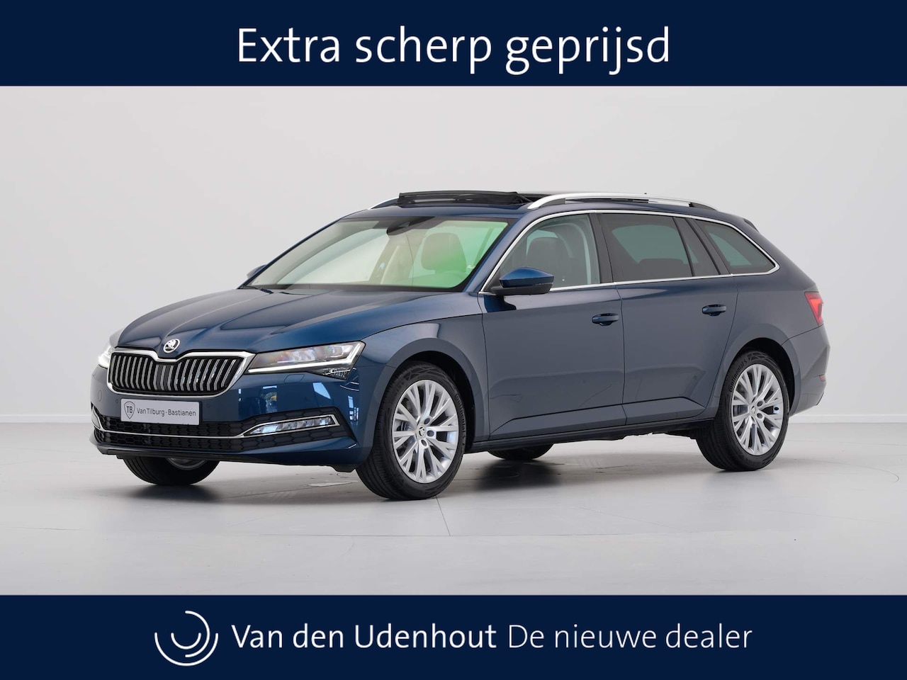 Skoda Superb Combi - 1.5 TSI ACT Business Edition Plus Virtual Cockpit, Verw. Voorstoelen, Full LED Matrix koml - AutoWereld.nl