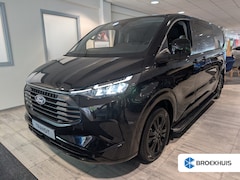 Ford Transit Custom - 320 L2 Limited 233pk Dubbele Cabine Black Platinum Rijklaar | Camera | Lederen bekleding |