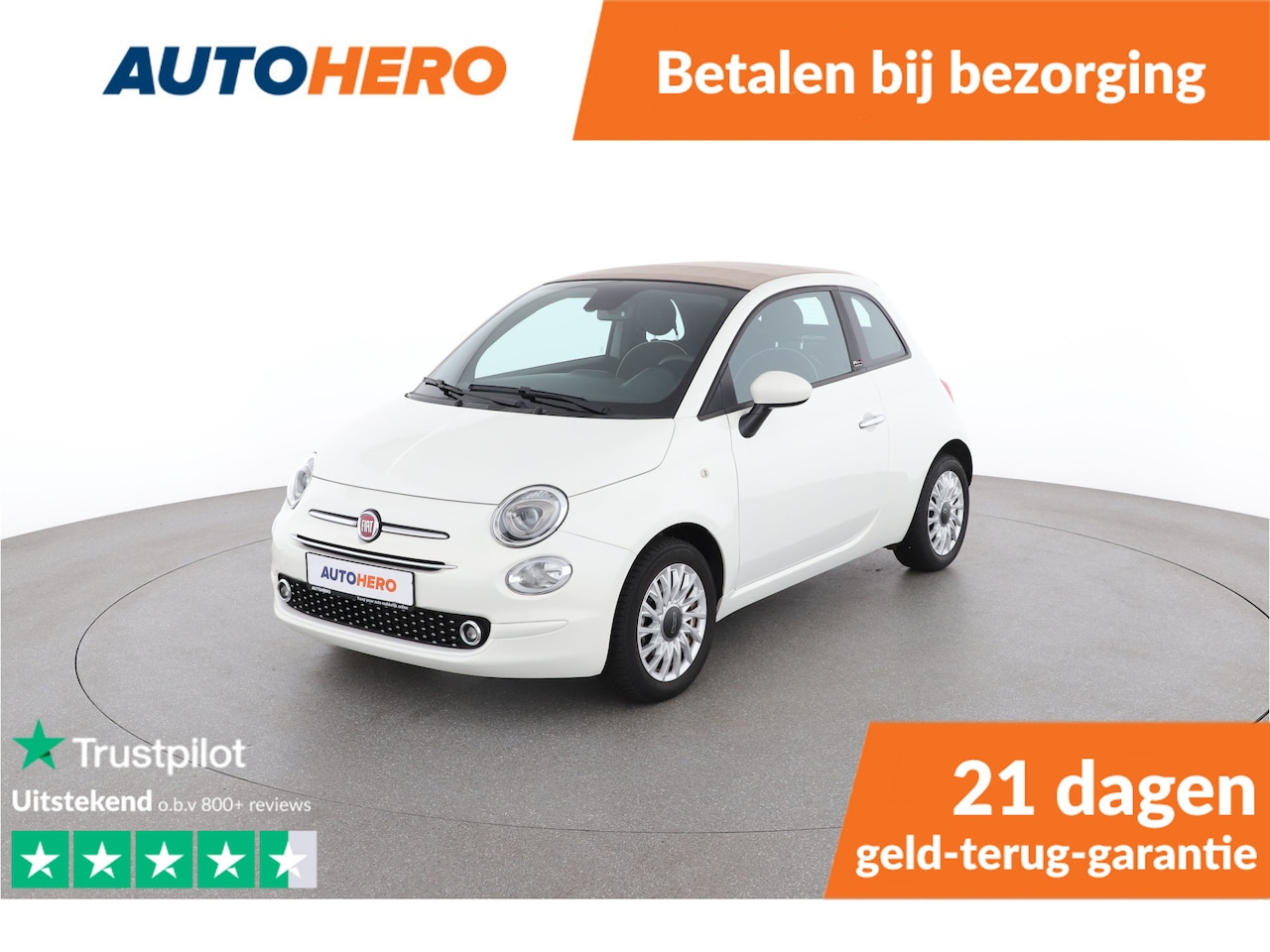 Fiat 500 - 1.0 Mild-Hybrid Lounge | UY73884 | - AutoWereld.nl