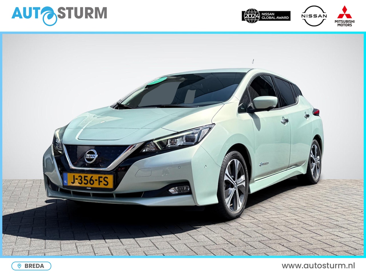 Nissan LEAF - Tekna 40 kWh | ProPILOT | Leder/Alcantara | Adapt. Cruise Control | 360° Camera | Dodehoek - AutoWereld.nl