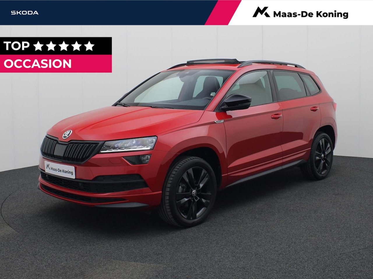 Skoda Karoq - 1.5TSI/150PK Sportline DSG · Panoramadak · Navigatie · Camera+Parkeersensoren · TOPDEAL - AutoWereld.nl