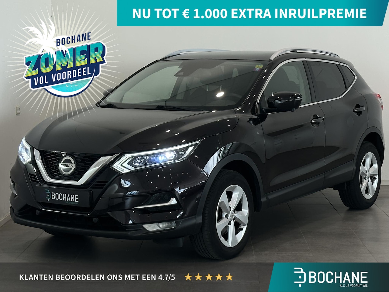 Nissan Qashqai - 1.3 DIG-T 140 Business Edition | Navigatie | Panoramadak | Climate Control | Cruise Contro - AutoWereld.nl