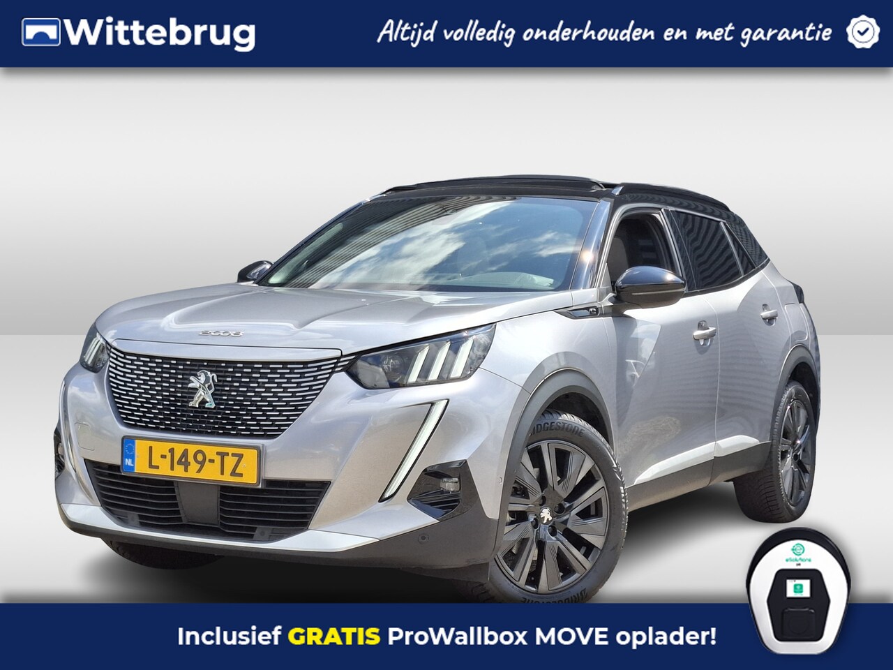 Peugeot e-2008 - EV GT Pack 50 kWh | Panoramisch Schuifdak | Trekhaak voor Fietsendrager | Navigatie | Came - AutoWereld.nl