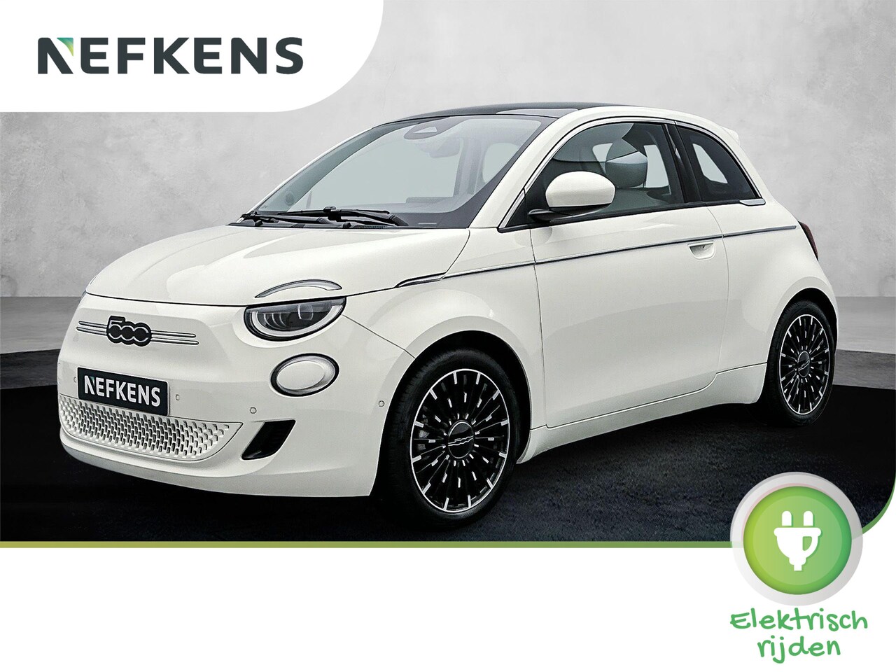 Fiat 500e - EV La Prima 42 kWh 118 pk | Navigatie | Panoramadak | Achteruitrijcamera | Parkeersensoren - AutoWereld.nl