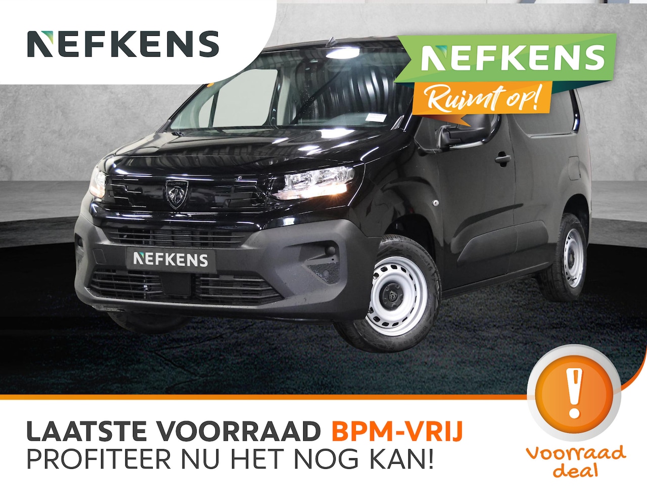 Peugeot Partner - 1.5 BlueHDi 100PK S&S L1 | Incl. €1.903,- Korting! | AppleCarPlay/AndroidAuto | Camera | C - AutoWereld.nl