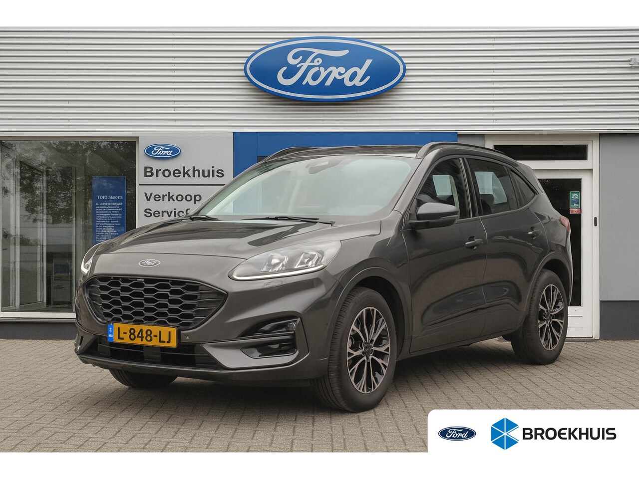 Ford Kuga - 2.5 PHEV Titanium | NL-AUTO! | DEALER OH! | CAMERA | ADAPTIVE CRUISE | AFNEEMBARE TREKHAAK - AutoWereld.nl