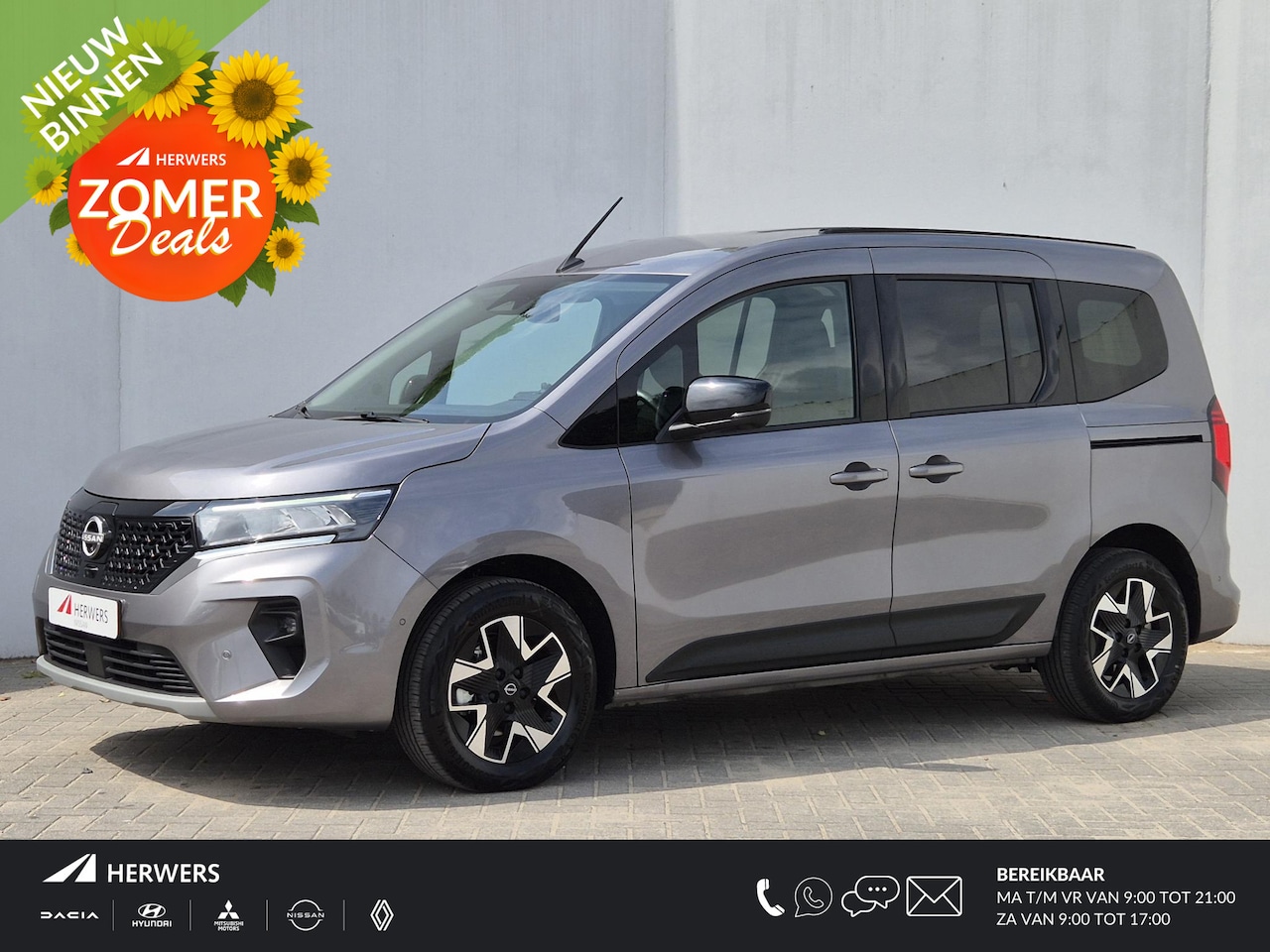 Nissan Townstar - Tekna L1 45 kWh Automaat / Personenauto / Rondomzicht camera / Apple Carplay Android Auto - AutoWereld.nl